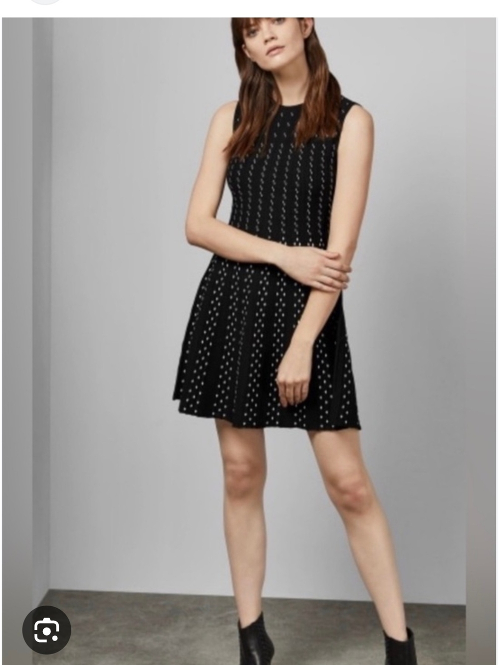 Ted Baker Caren Knit Fit Flare Dress